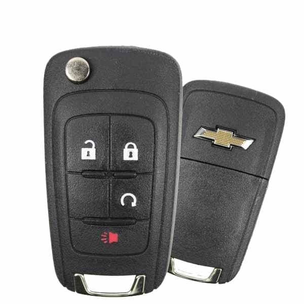 2010-2021 Chevrolet Equinox / Sonic / Trax / 4-Button Flip Key / PN: 20835404 / OHT01060512 / OEM REFURB 2010-2021 Chevrolet Equinox / Sonic / Trax / 4-Button Flip Key / PN: 20835404 / OHT01060512 / OEM REFURB